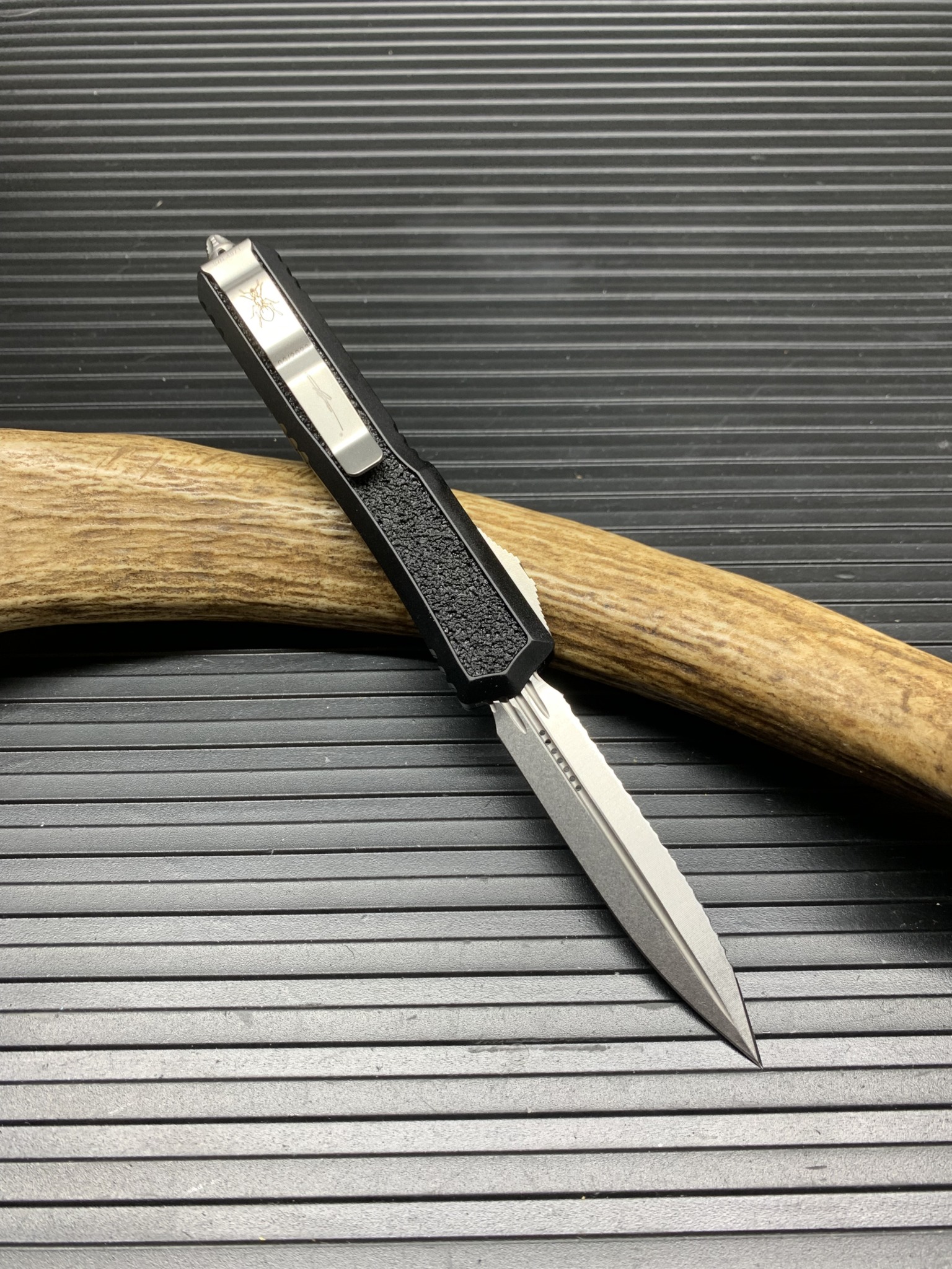 Microtech Makora Signature Series Black Tactical FS 206-3TS - LANTAC Knives
