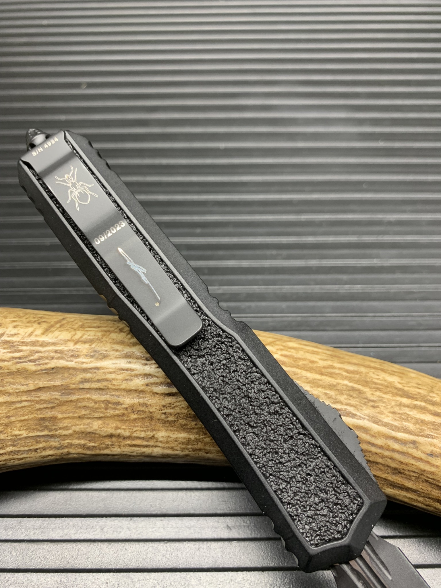 Microtech Makora Signature Series Black Tactical 206-1TS - LANTAC Knives